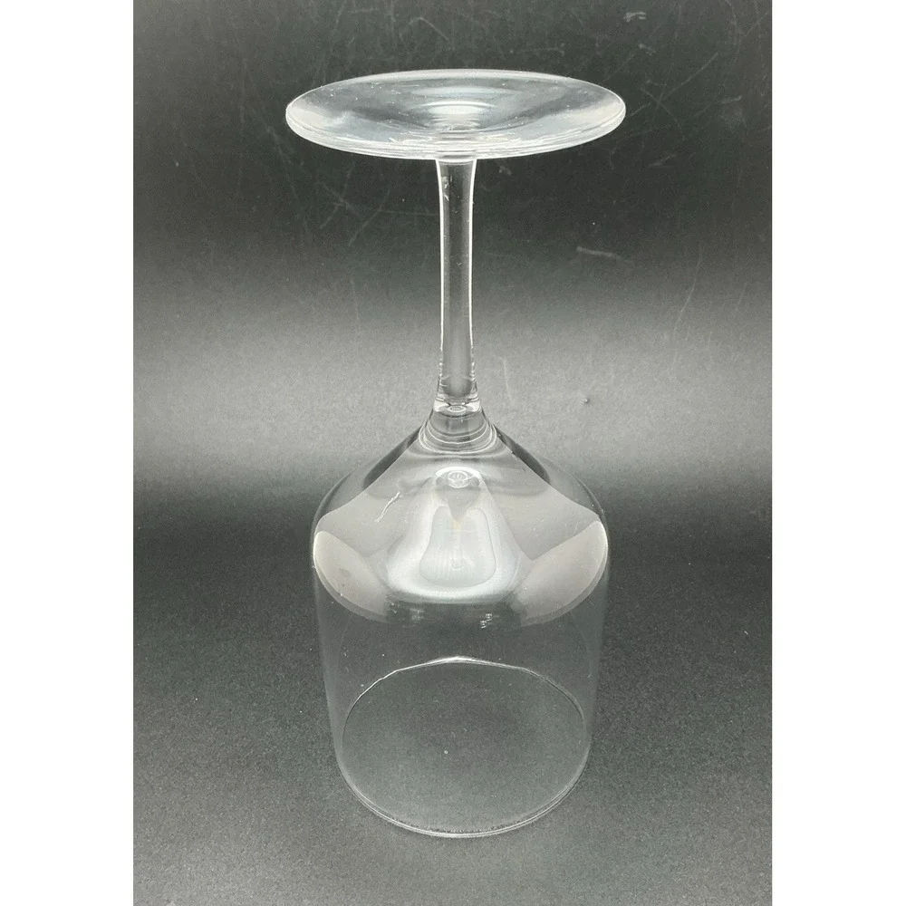 Vintage Bryce Brothers Hand-Blown Crystal White Wine Glasses Pre 1949 Mark Set 4